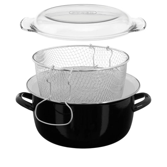 Telo Black Deep Fryer
