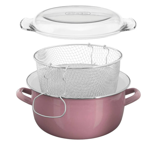 Telo Pink Deep Fryer