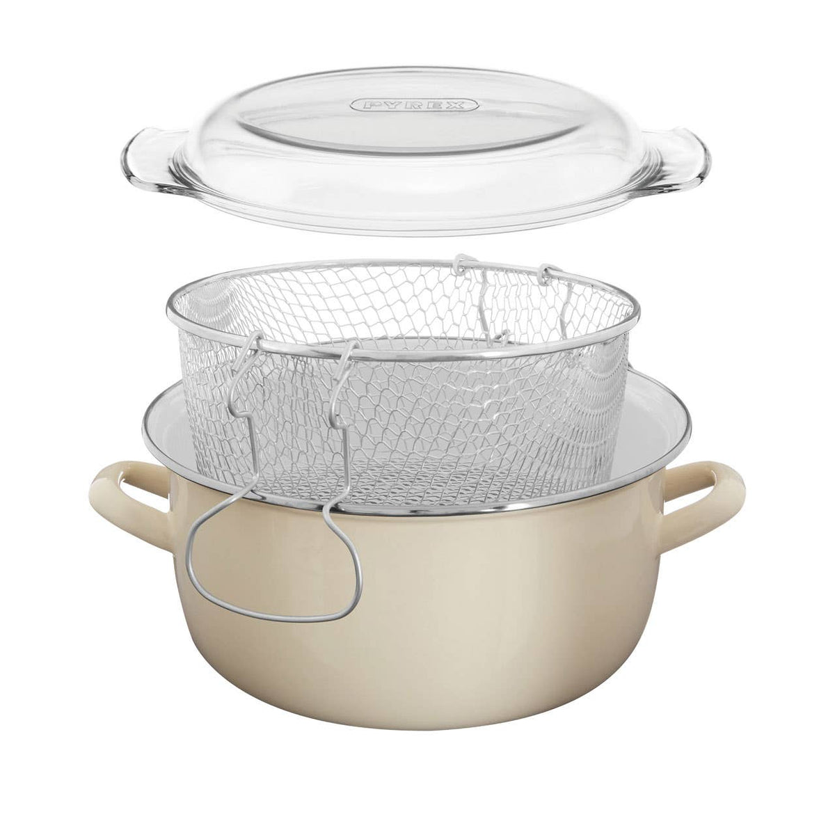 Telo Cream Deep Fryer