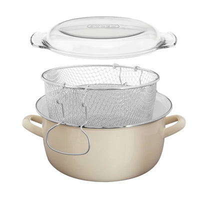 Telo Cream Deep Fryer