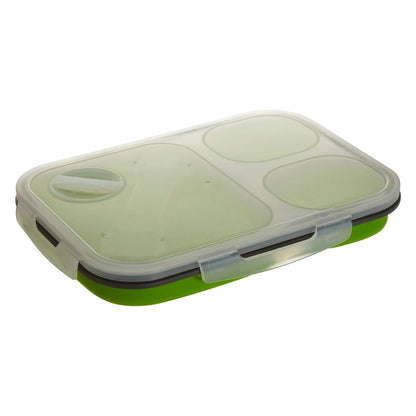 Grub Tub Green Collapsible Lunch Box With Spork