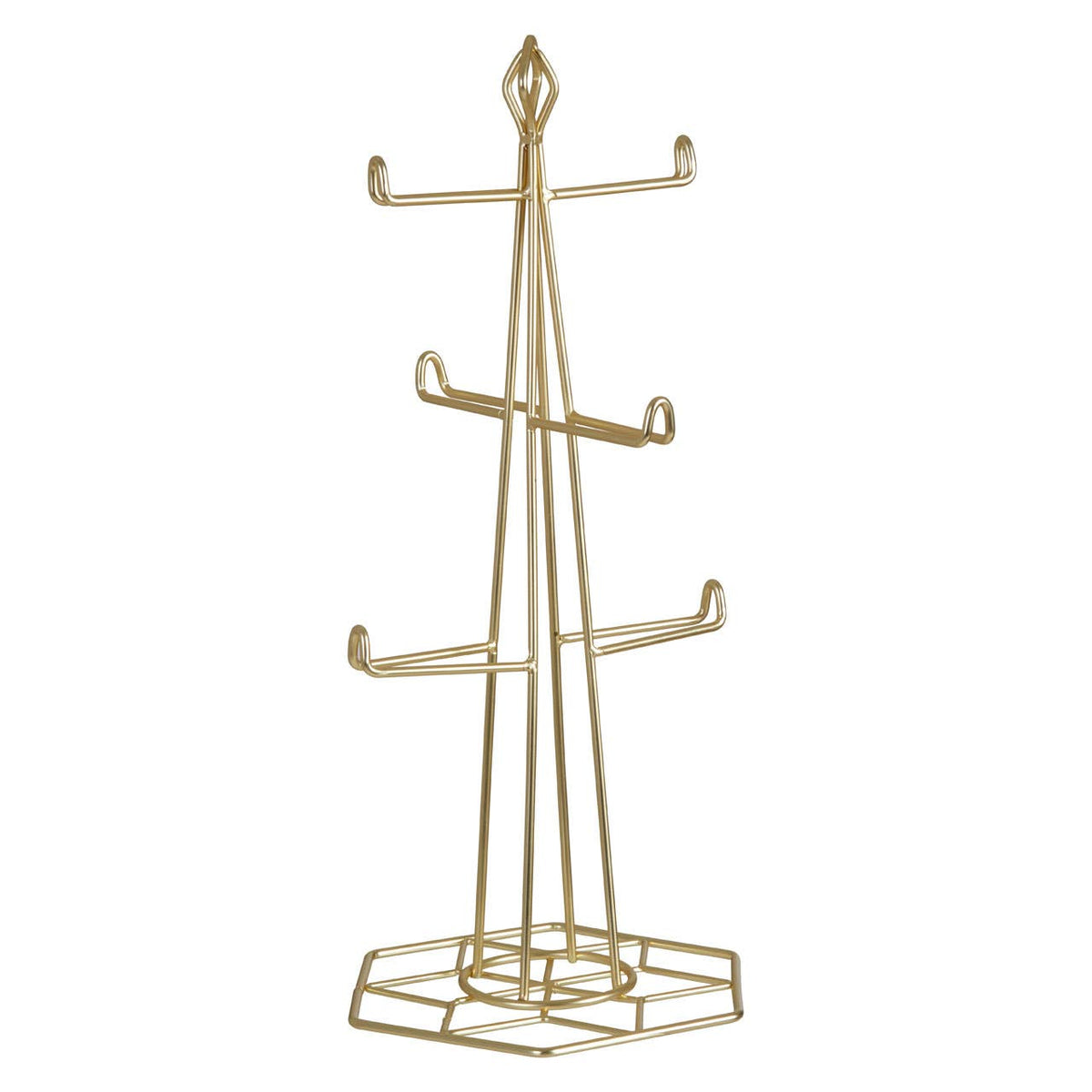 Vertex Contour Matte Gold Mug Tree