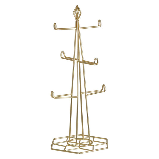 Vertex Contour Matte Gold Mug Tree