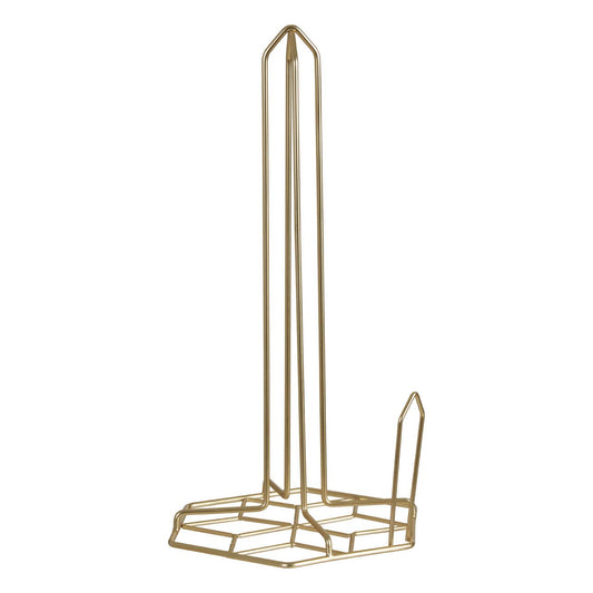 Vertex Kitchen Roll Holder With Matte Gold Finish