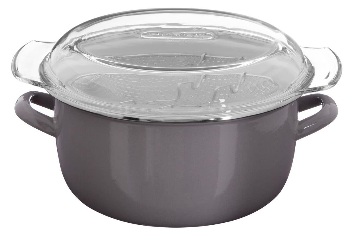 Telo Cool Grey Deep Fryer