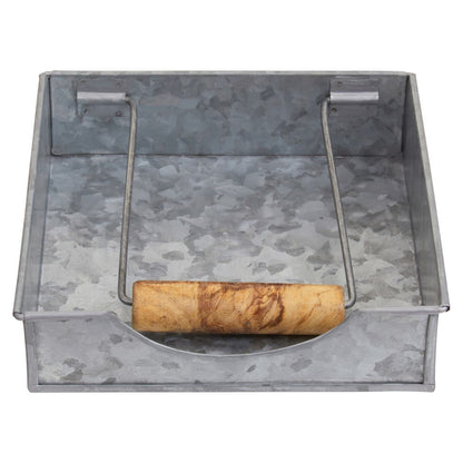 Drummond Galvanised Steel Napkin Holder
