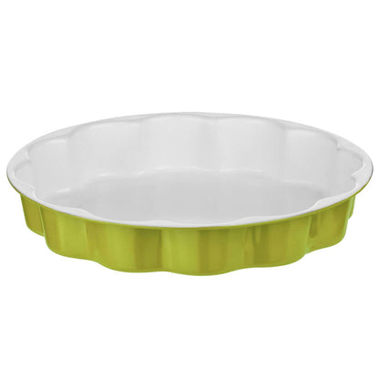 Ecocook Lime Green Flan Dish.