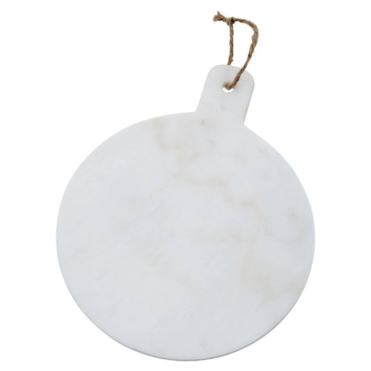 Kindia Round Marble Paddle Chopping and Serving Board