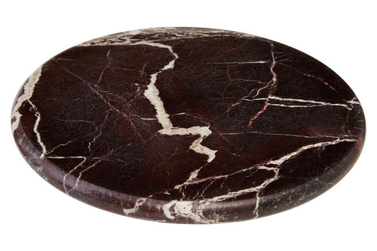 Salmo Red Marble Round Chopping and Serving Board