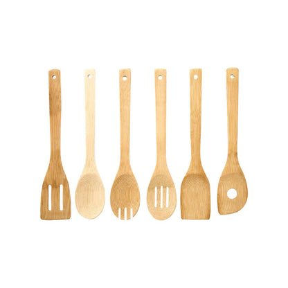 Aleki 6 Piece Bamboo Kichen Utensil Set