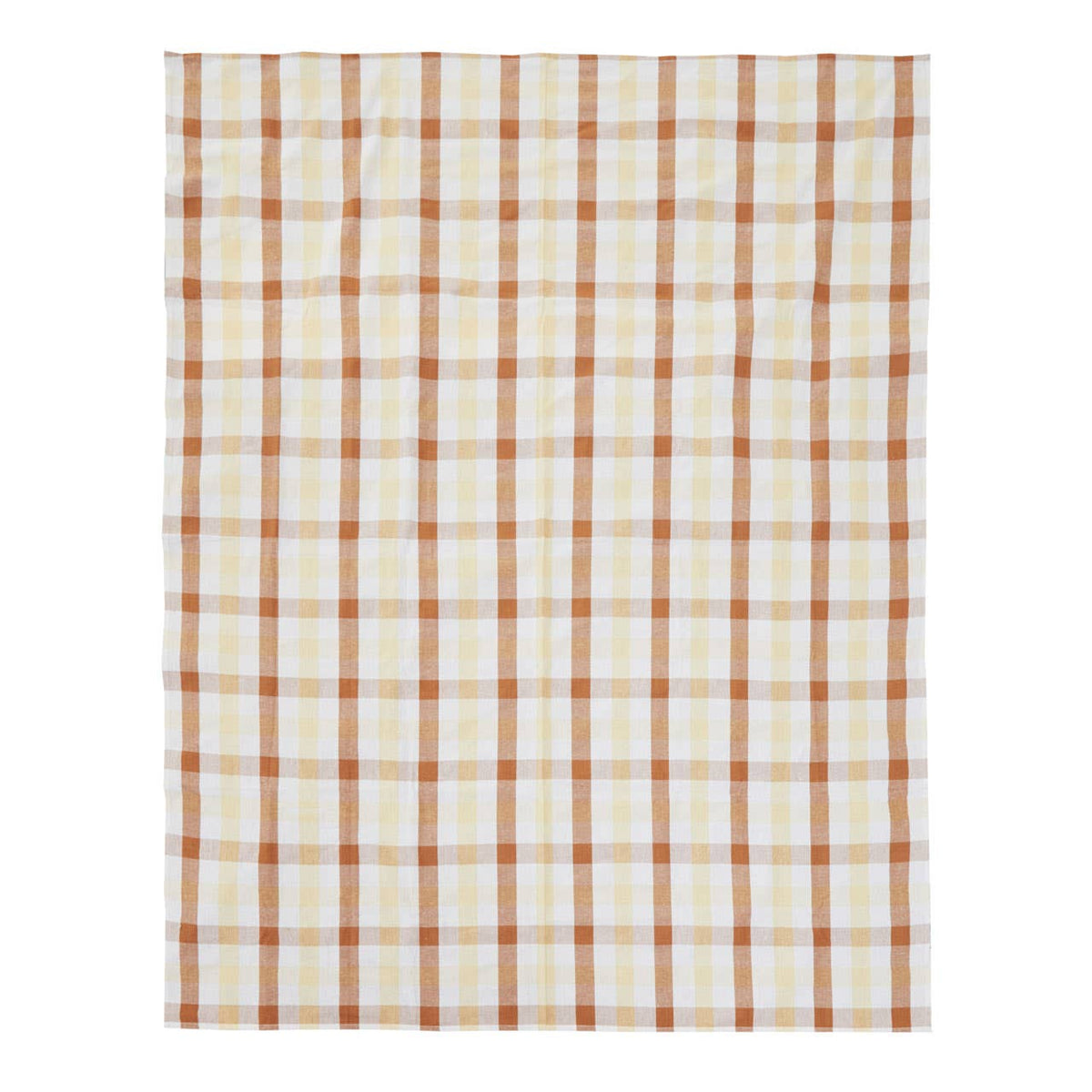 Thread and Loom Terracotta Gingham Tablecloth