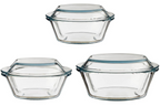 Cook Nook Set Of Three Casserole Dishes