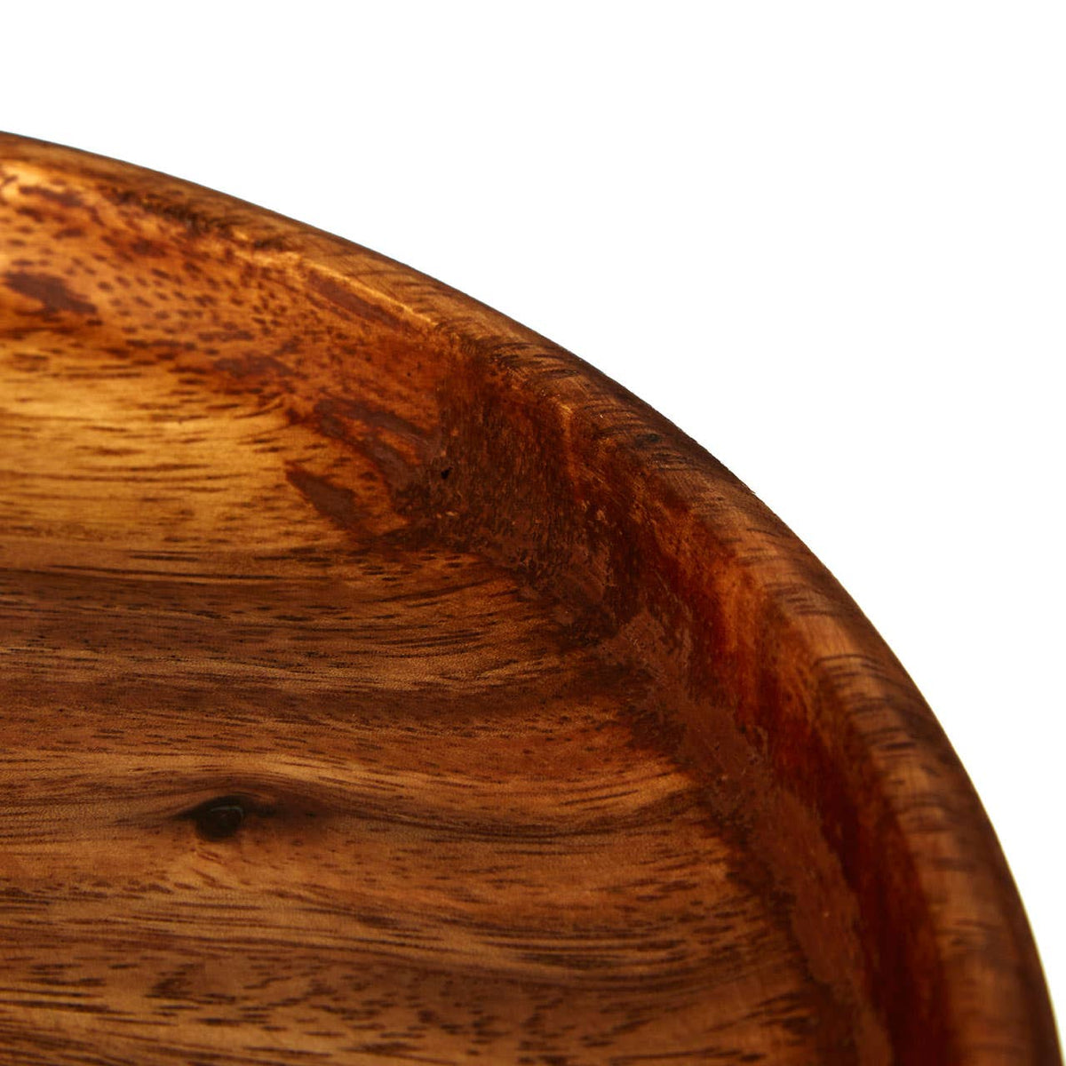 Kora Acacia Large Round Plate