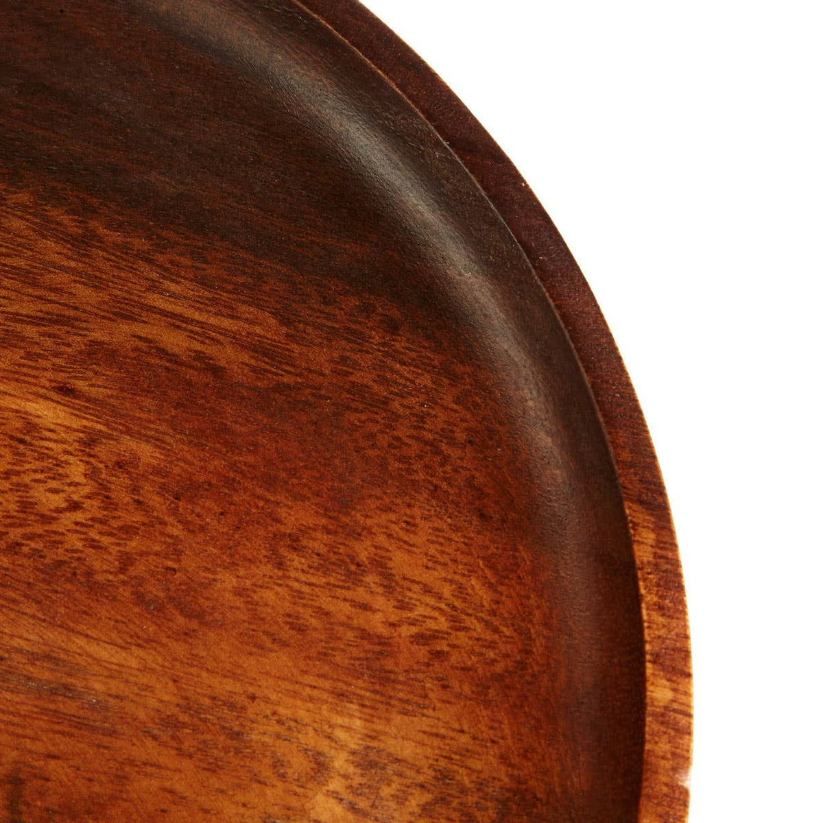 Kora Small Round Acacia Wood Plate