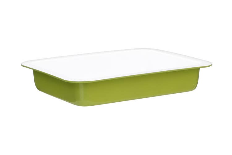 Ecocook Lime Green Rectangle Roasting Dish