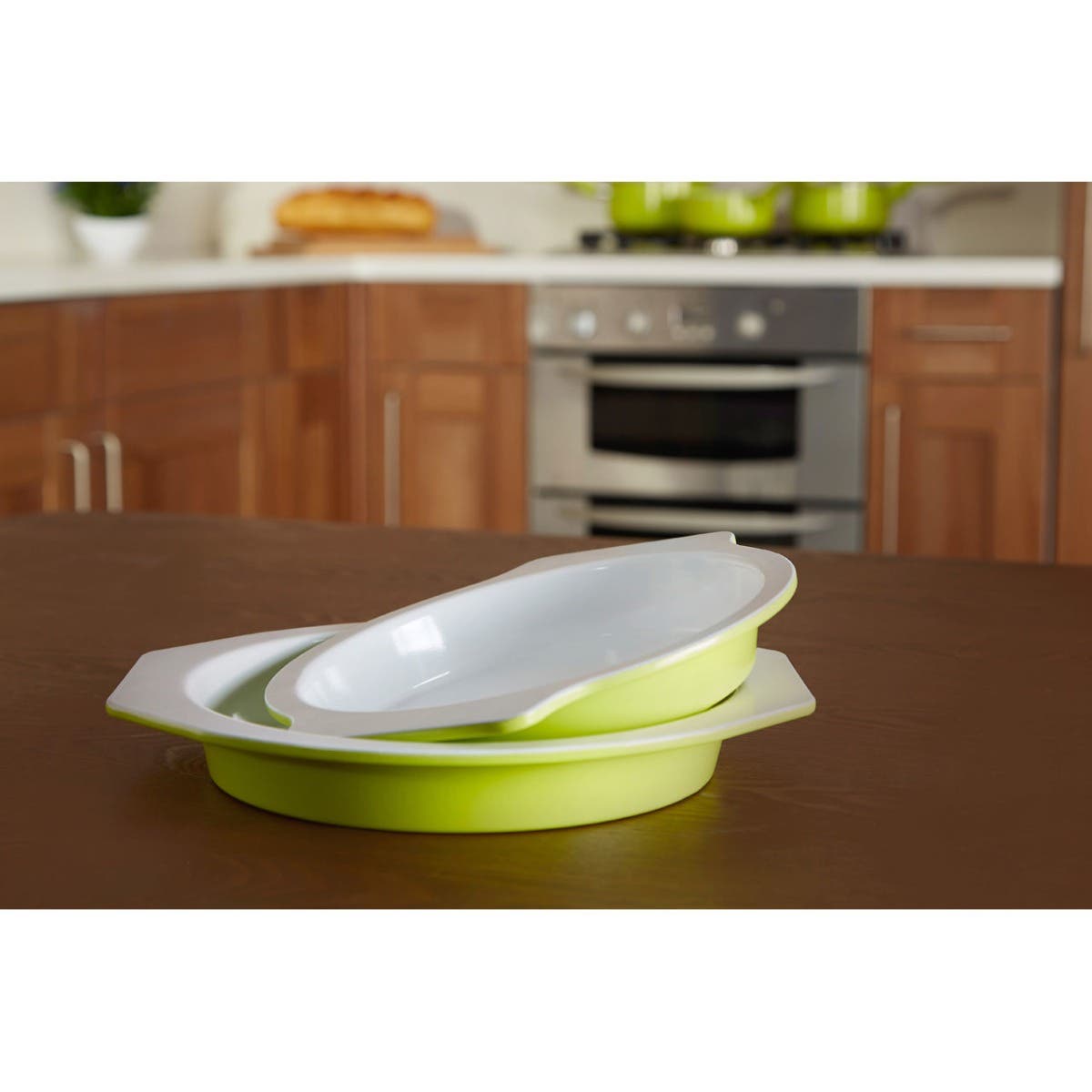 Ecocook Lime Green Round Cake Tin