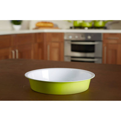 Ecocook Lime Green and White Cake Tin