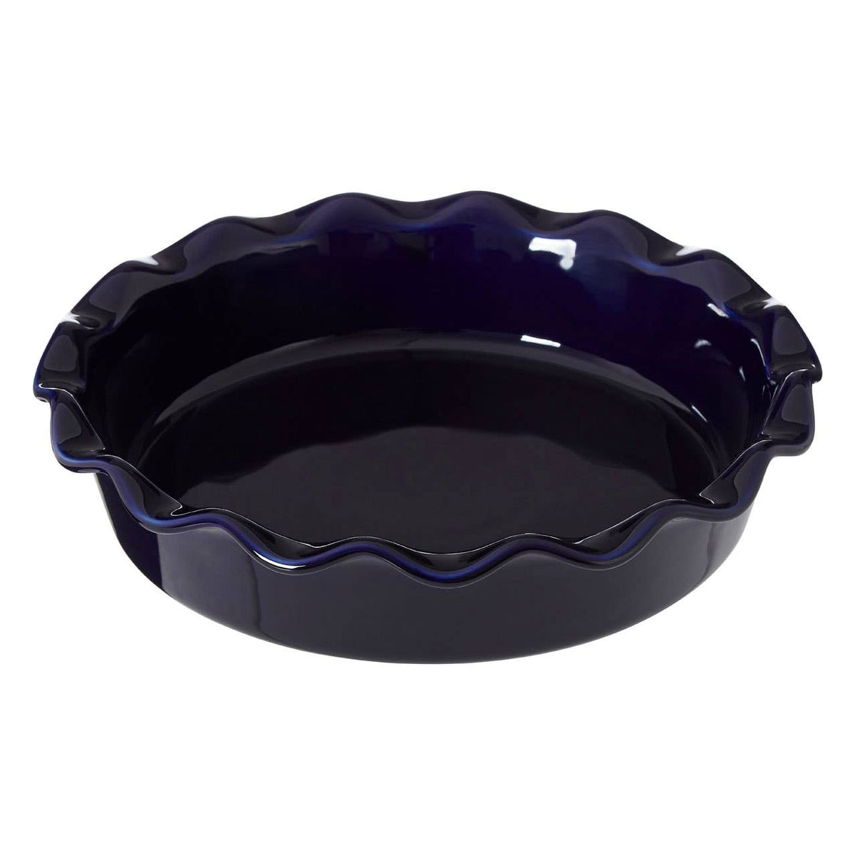 Modern Retro Round Dish With Curved Edges