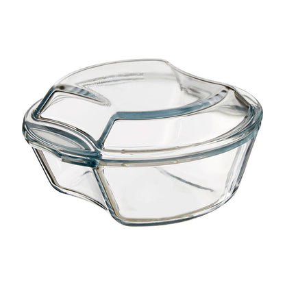 Small Round Glass Casserole Dish