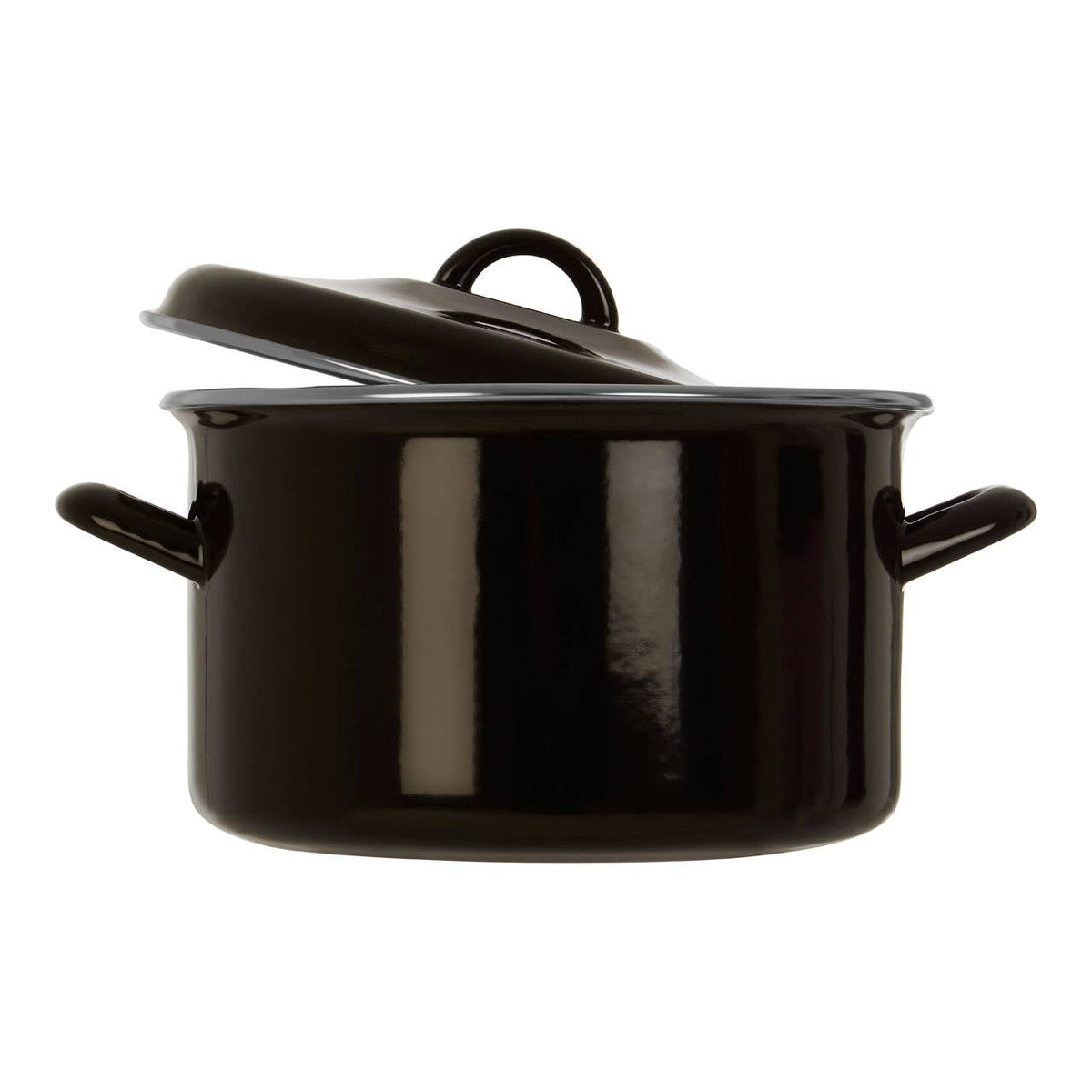 Porter Large Black Casserole Dish