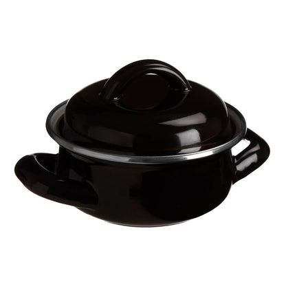 Porter Enamel Mini Casserole Dish - Black