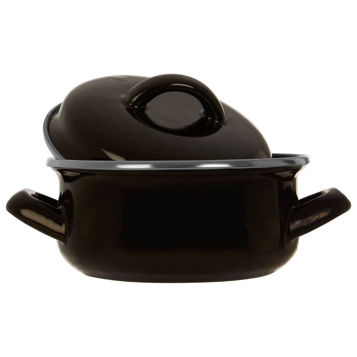 Porter 12cm Dia Mini Casserole Dish - Black
