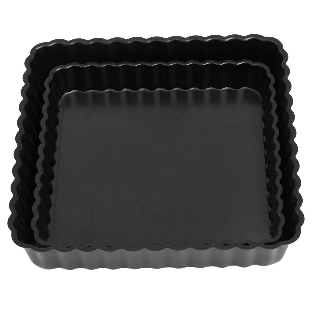 From Scratch Set Of Two Fluted Quiche Flan Tins