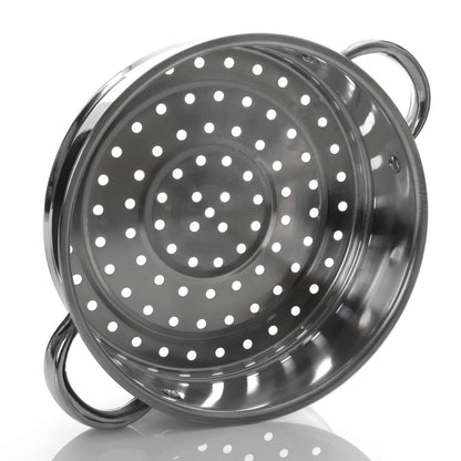 Crosse 3 Tier Stainless Steel Steamer with Glass Lid