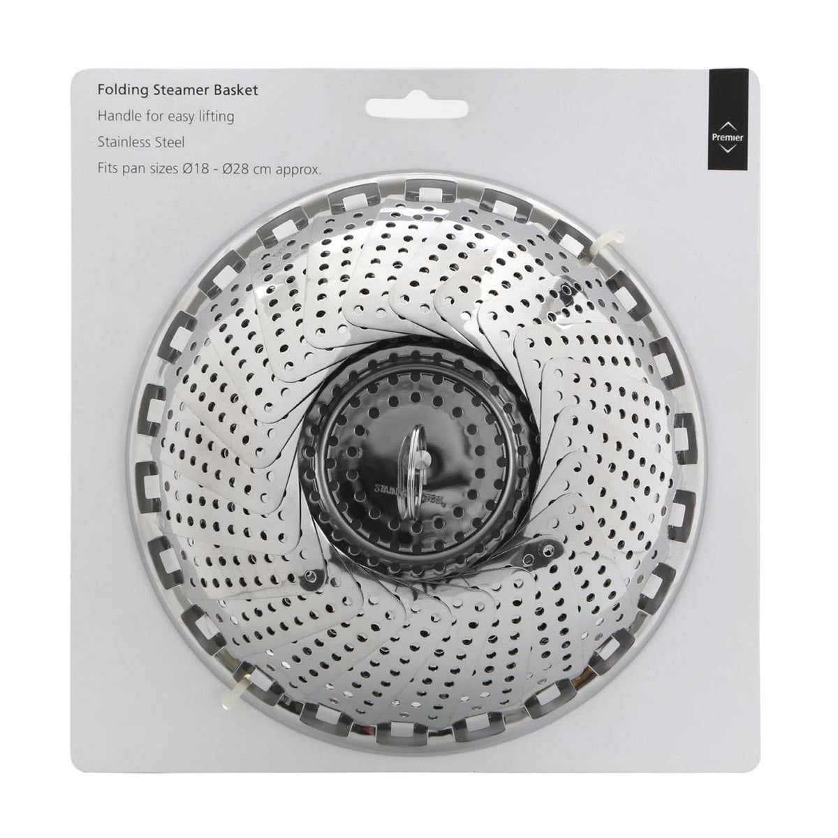 Crosse Large Folding Stainless Steel Steamer
