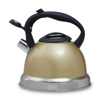 Zion 3 Ltr Whistling Kettle - Light Gold
