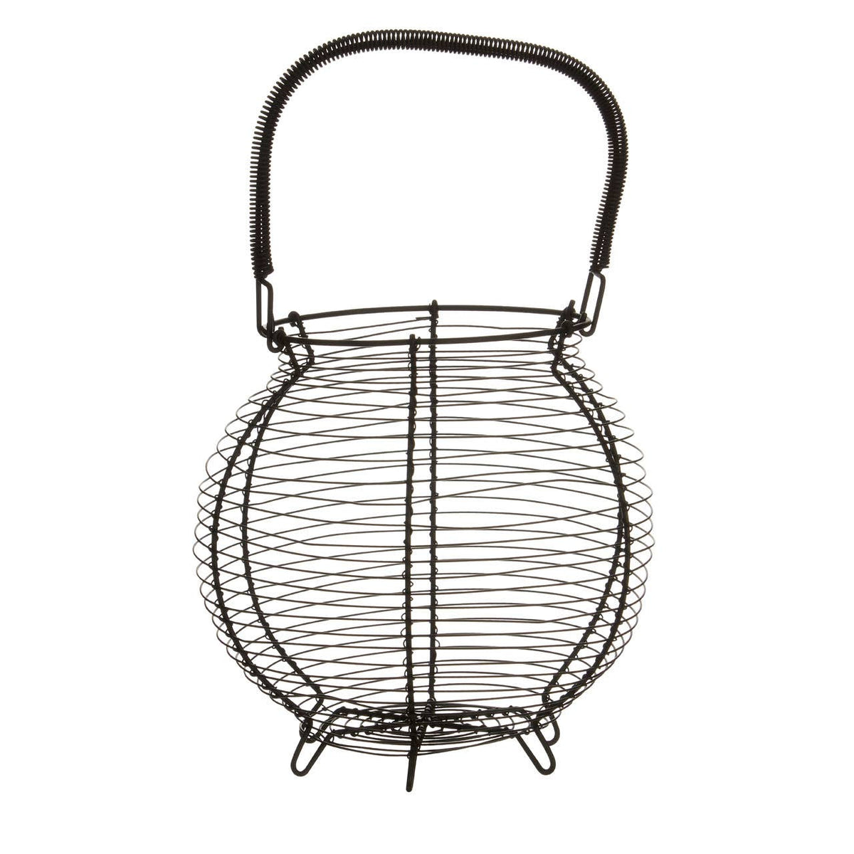 Hygge Matte Black Egg Basket