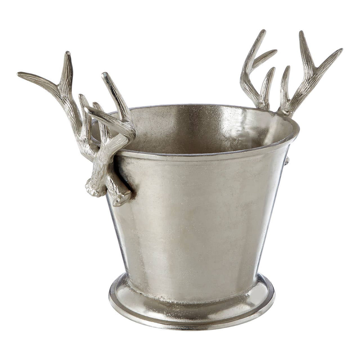 Antler Nickel Finish Wine Cooler