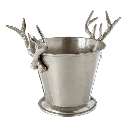 Antler Nickel Finish Wine Cooler
