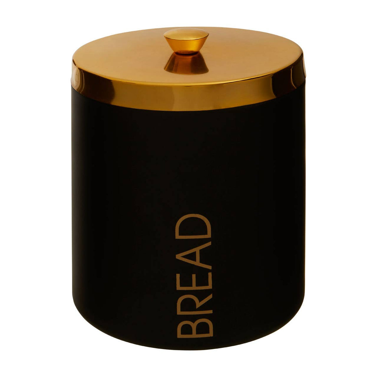 Liberty Black Enamel Finish Bread Bin