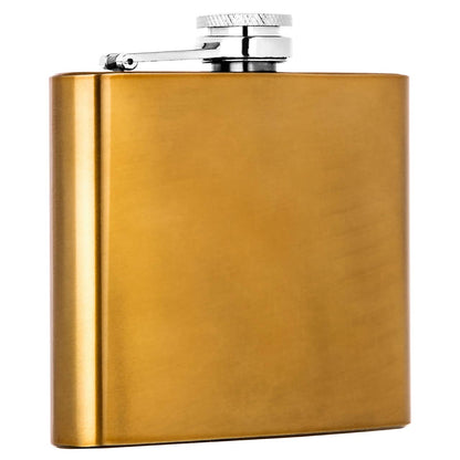 Auden 5oz Gold Finish Hip Flask