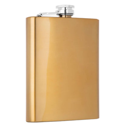 Auden 8oz Gold Finish Hip Flask