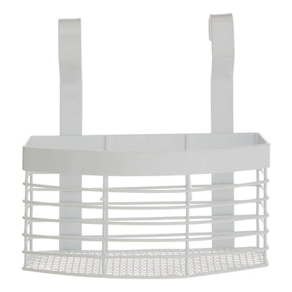 Sorello White Iron Hanging Storage Basket