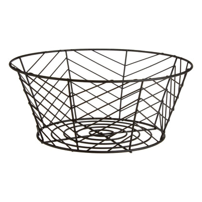 Vertex Black Powder Coated Fruit Basket