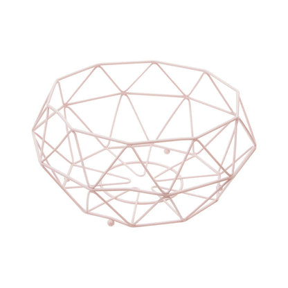 Vertex Pink Fruit Basket with Ball Feet