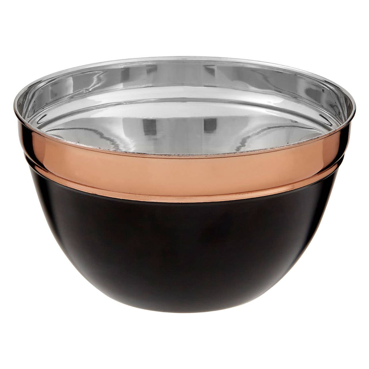 Prescott Medium Black and Copper Mixing Bowl