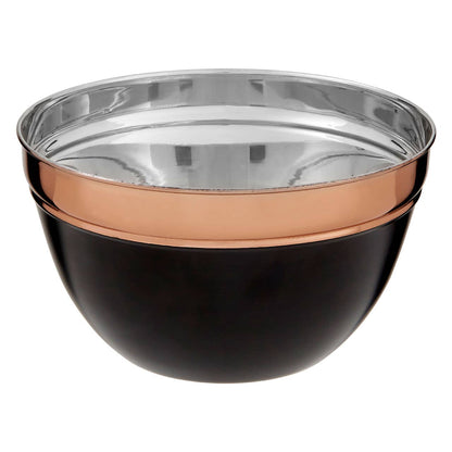 Prescott Medium Black and Copper Mixing Bowl