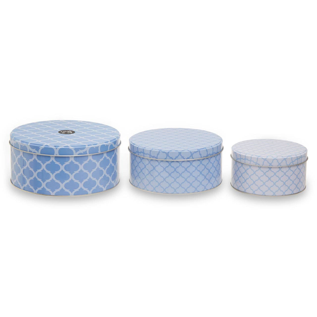 Set Of Three Kensington Storage Tins
