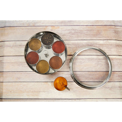Syd Set of 7 Spice Storage Container with Clear Lid