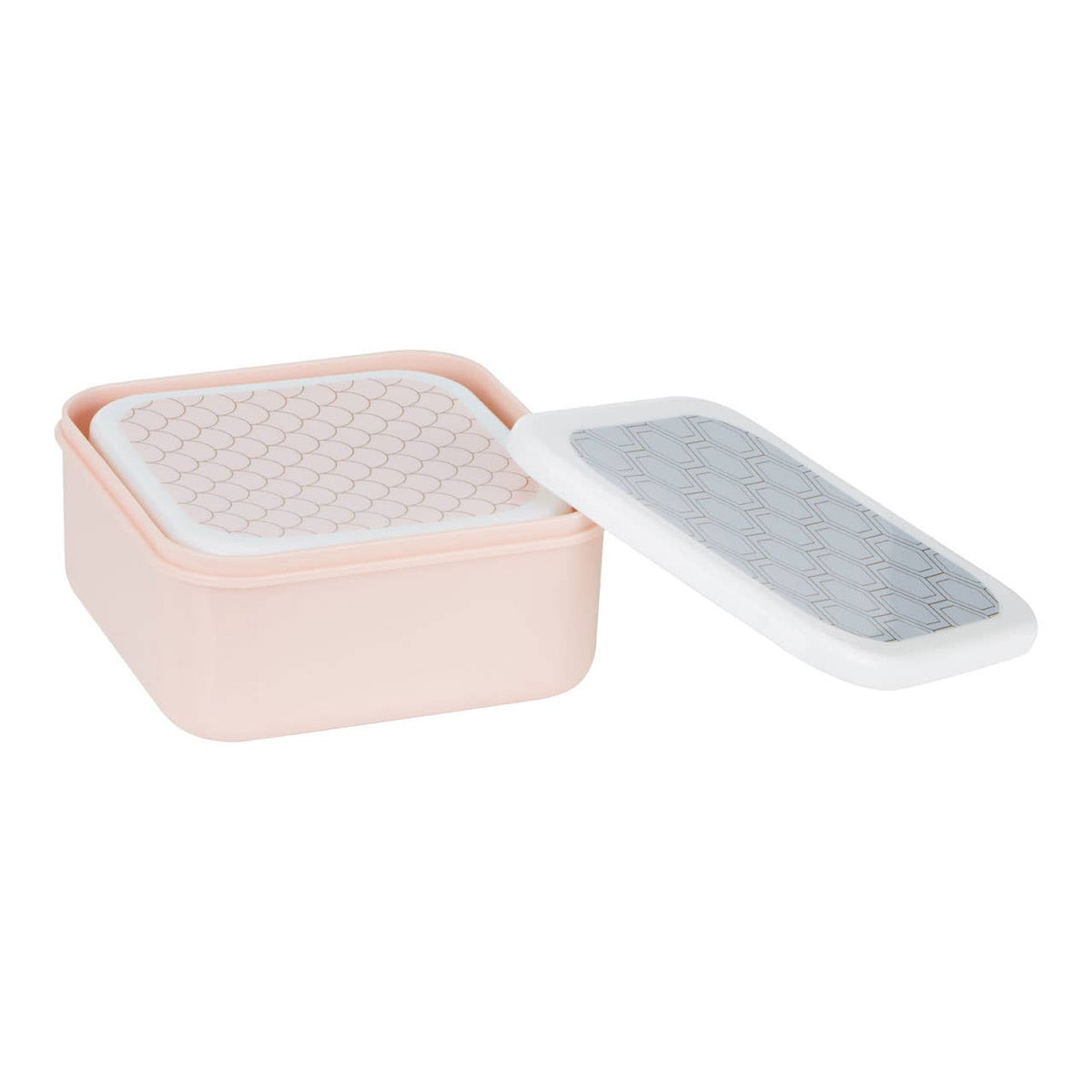 Frosted Deco Set of 4 Snack Boxes