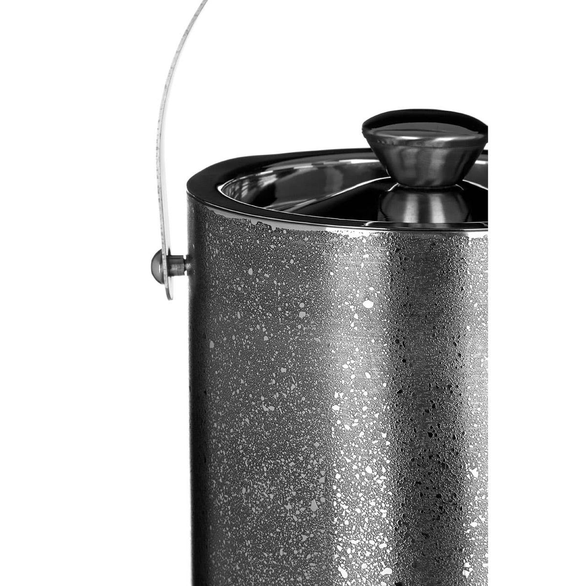 Glitter Effect Ice Bucket With Lid