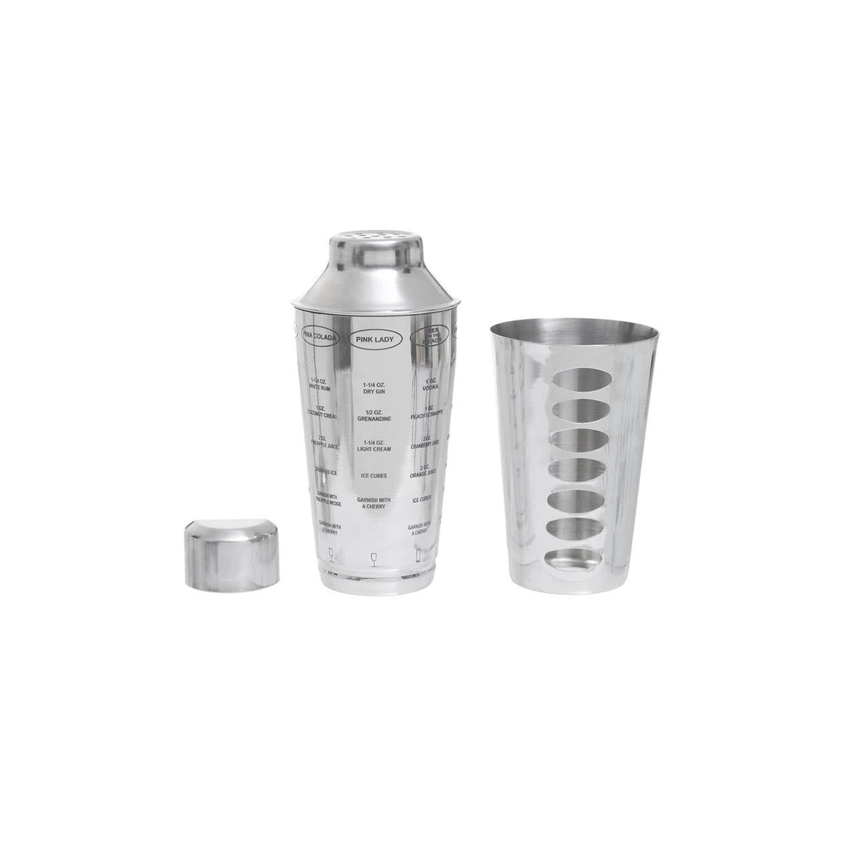 Recipe Silver Cocktail Shaker