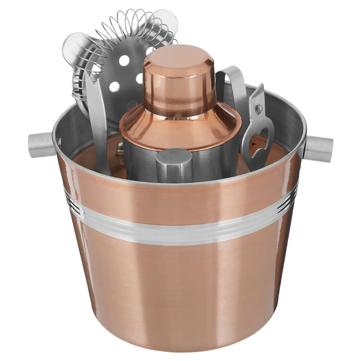 Mixology 7 Piece Bar Set in Rose Gold Finish