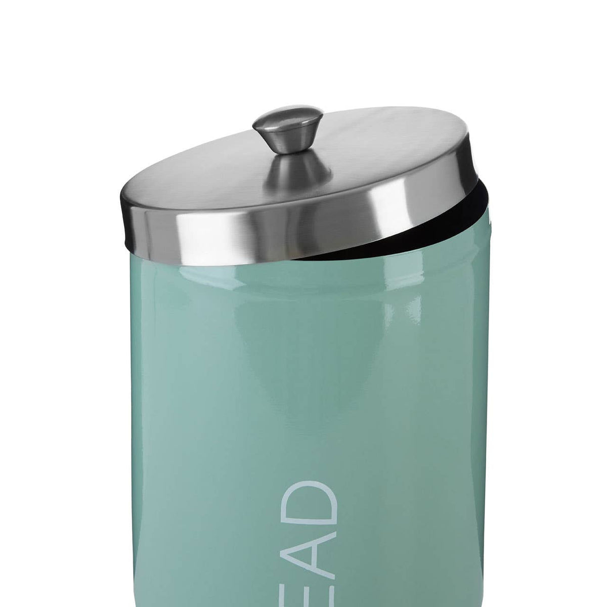 Liberty Sage Green Enamel Bread Bin