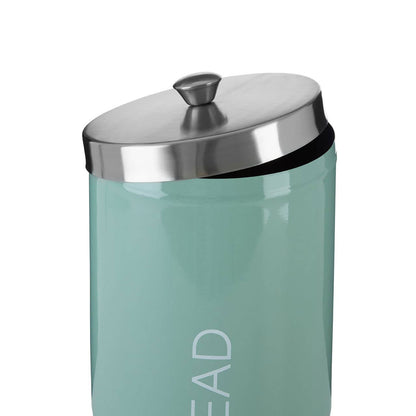 Liberty Sage Green Enamel Bread Bin