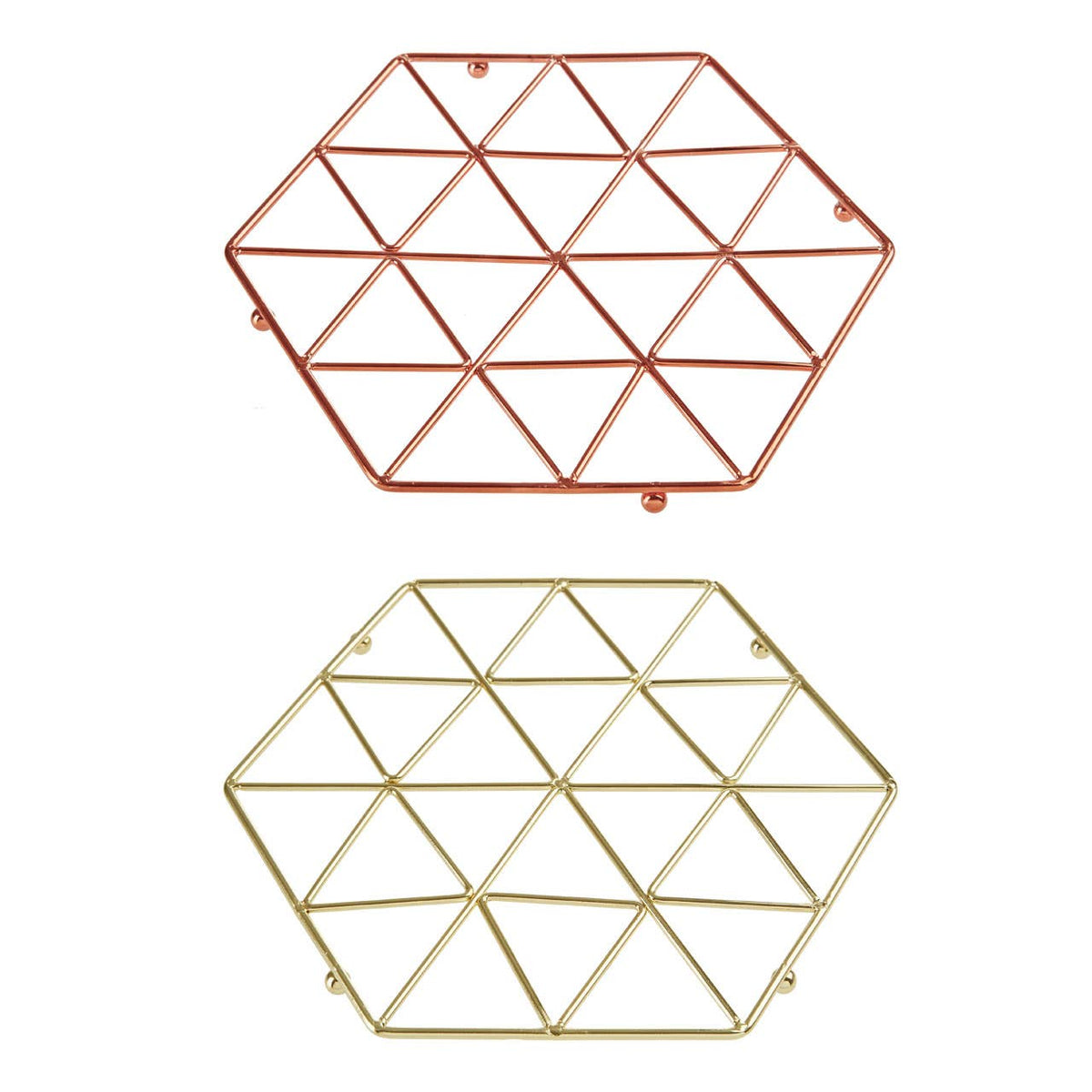 Vertex Copper Finish Trivet
